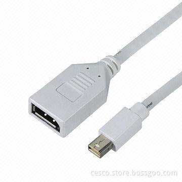 Mini DP Male to DP Female Connectors